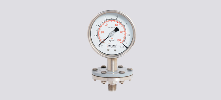 Capsule Schaffer Low Diaphragm Pressure Gauges